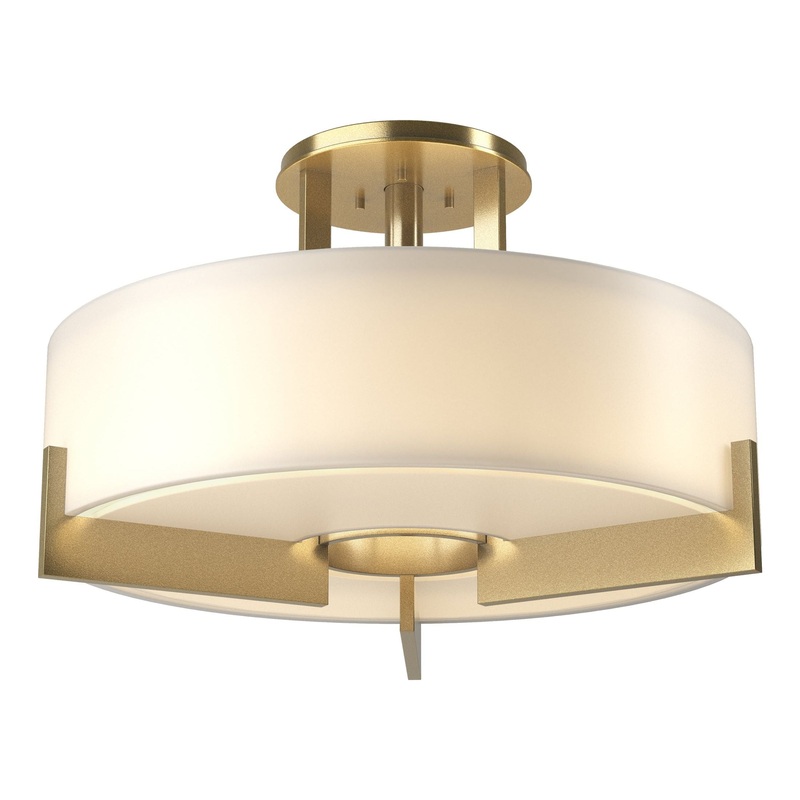 Axis Semi-Flush Modern Brass