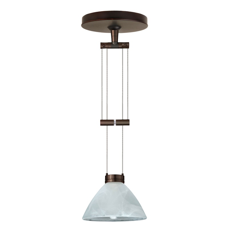 Besa 1XA-174352-BR Domi One Light Pendant Bronze