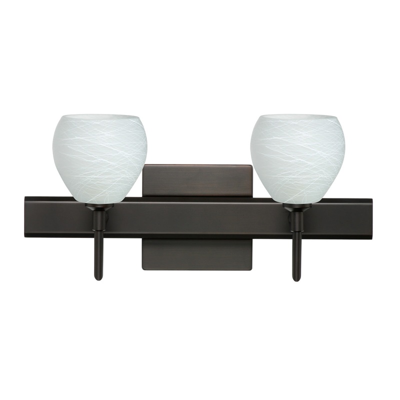 Besa 2SW-560560-BR-SQ Tay Tay Two Light Wall Sconce Bronze