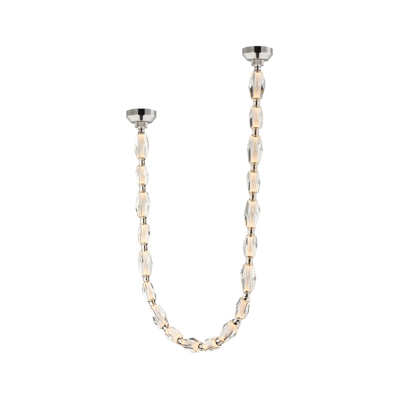 Dolce Vita 108″ LED Pendant Polished Nickel