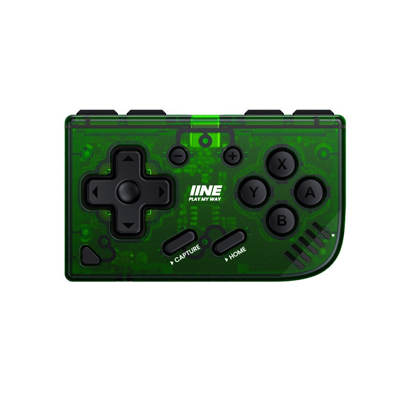 Mini Retro Pocket Game Controller – Multi-Platform Wireless Gamepad for Switch/PC/Android/iOS(green)