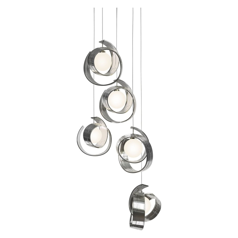 Riza 5-Light Pendant Sterling