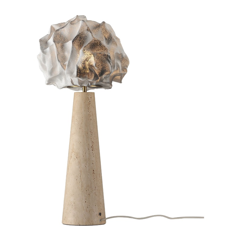 Shroud Table Lamp Natural Aged Brass