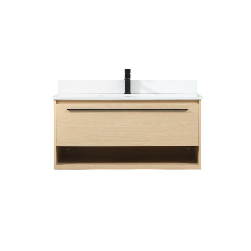 Vanity Sink Set from the Roman Collection in Maple Finish by Elegant Lighting