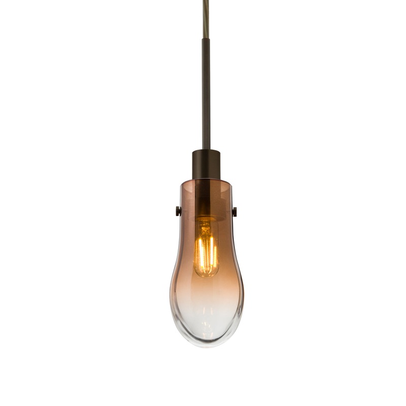 Besa 1JT-WISHAM-BR Wish One Light Pendant Bronze