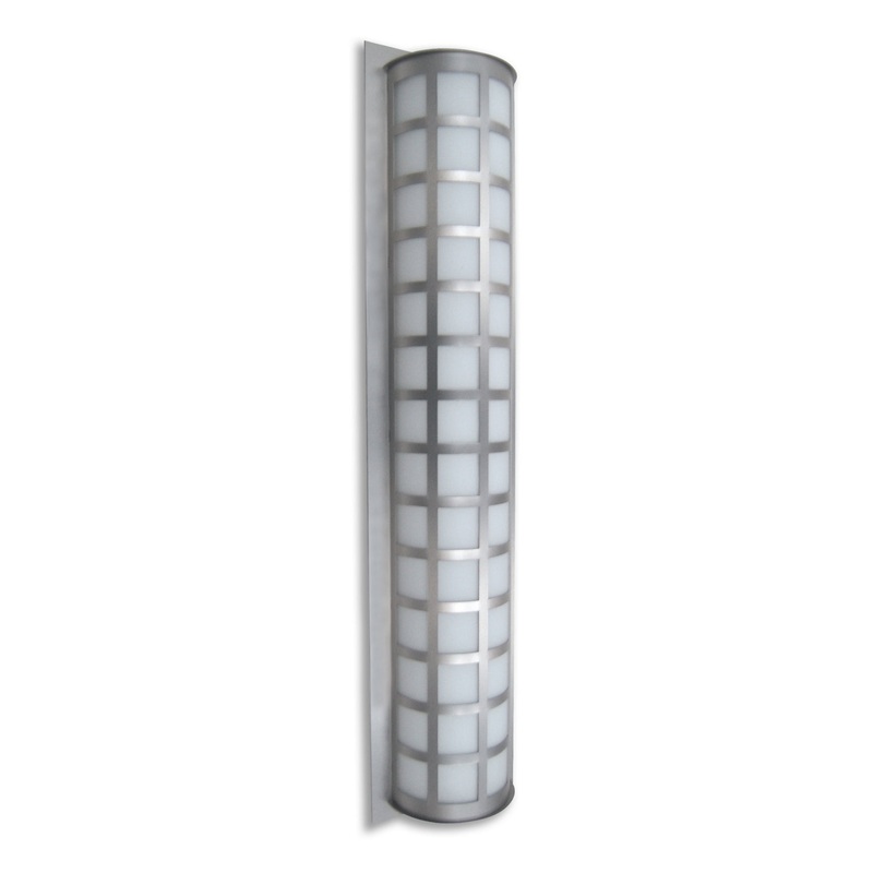 Besa SCALA40-WA-BA Scala Three Light Outdoor Wall Sconce Brushed Aluminum (Discontinued)