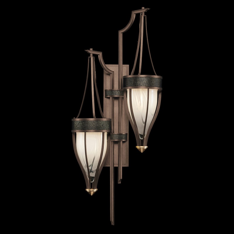 Mirage 41.5″H Sconce Bronze/Brass/Black Knight