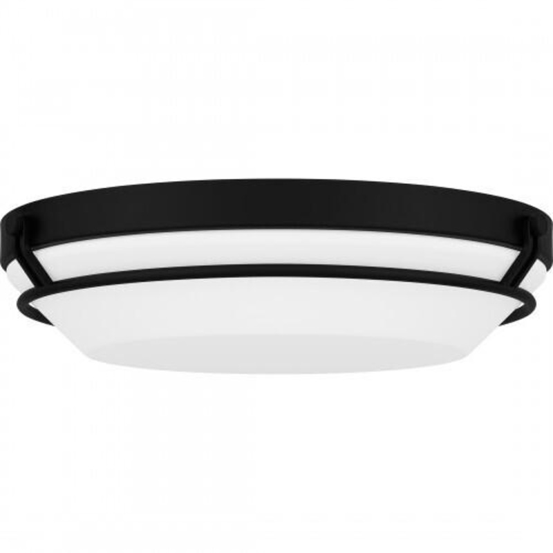Quoizel DNB1616MBK Dunbar Flush mount led light matte black Flush Mount