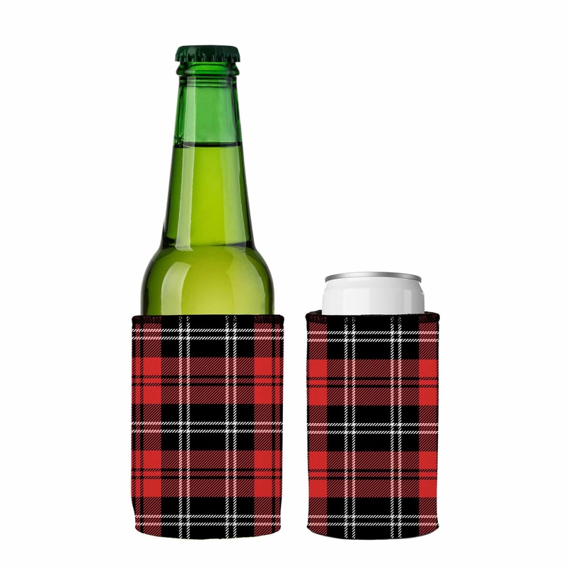 Scottish Tartan Plaid Stubby Cooler 2-Pack – Standard