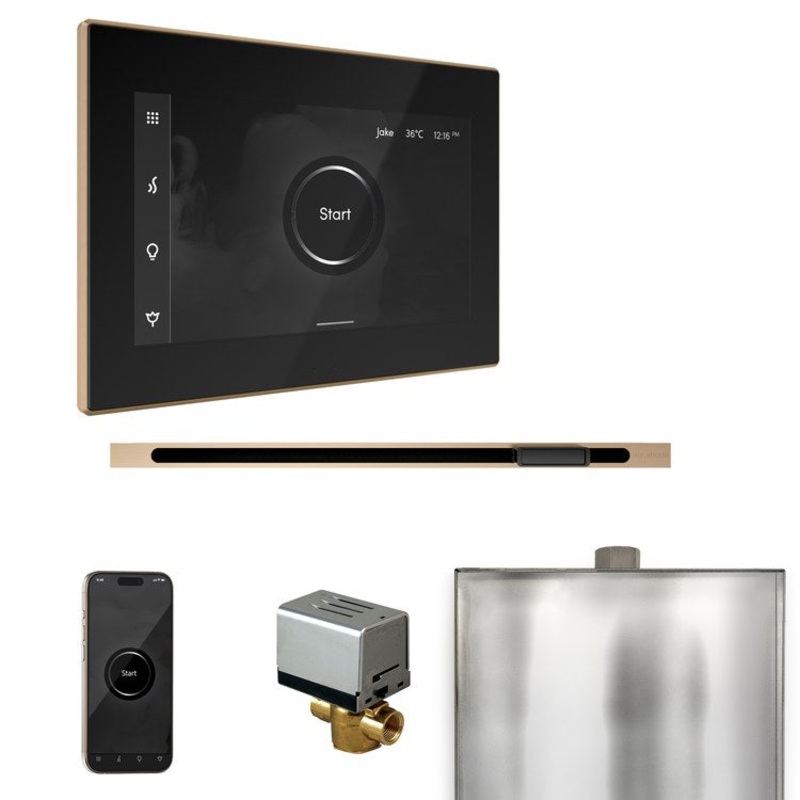Steam Kit xButler Linear Black/Brushed Bronze Control Package for MS90 to MSSUPER3