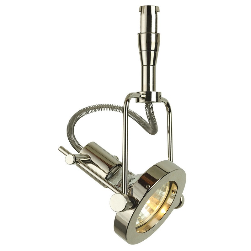 Swivel Head from the Focus Collection in Polished Nickel Finish by Stone Lighting