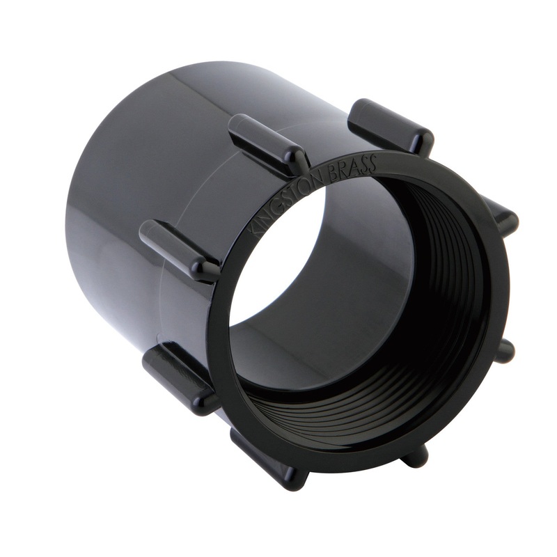 TUBFDAABS Tub Drain Adapter, Black