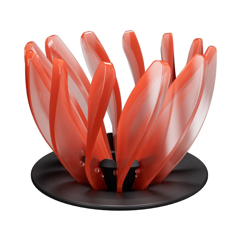 V60 Pour Over Coffee Dripper – Heat Resistant Brew Filter Cone – Orange(Black Base)