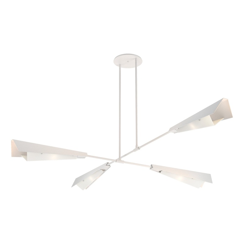 Vertex Large Pendant/Semi-Flush White White