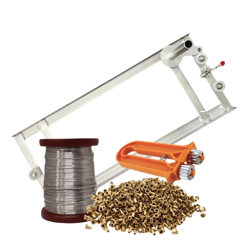 Beekeeping Kit – Wiring Board + 500g Wire + Crimper + 1000 Bee Frame Eyelets