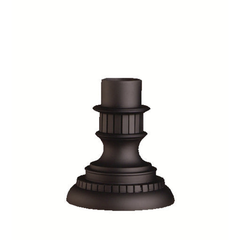 Kichler 9531BK Outdoor Pier Mount, Black